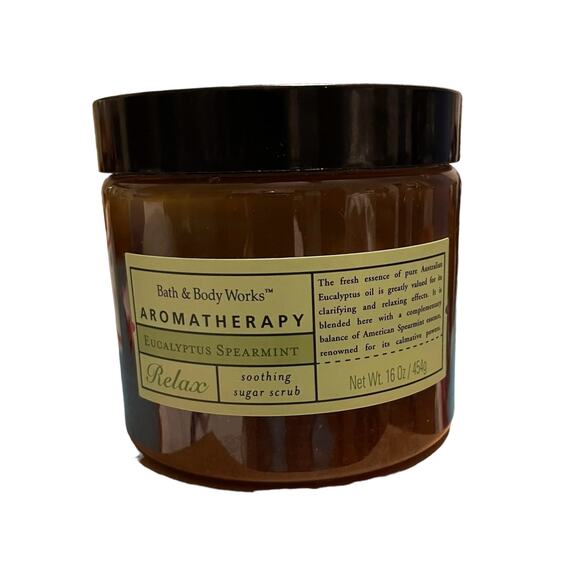 Bath & Body Works Relax Eucalyptus Spearmint Soothing Sugar Scrub NEW 16 oz. - Picture 10 of 10